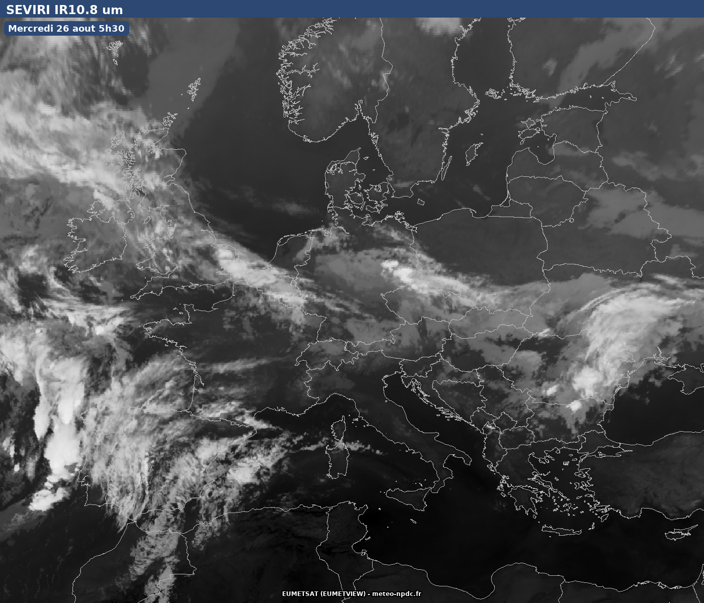 IR 10.8 µm — Europe