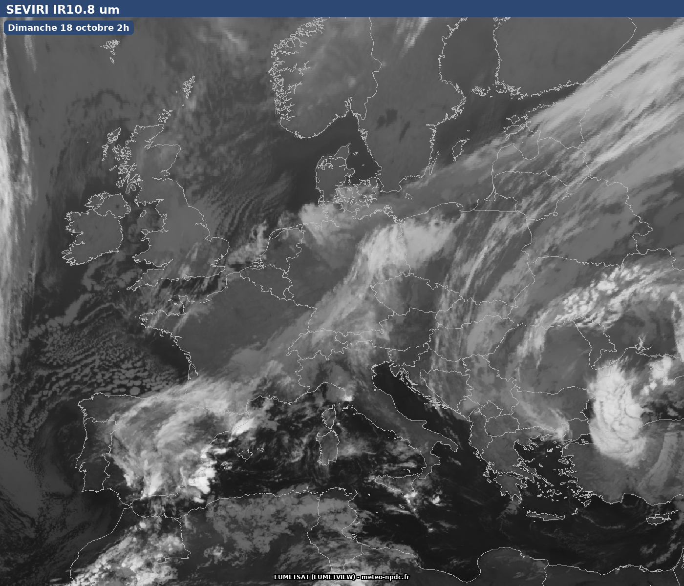 IR 10.8 µm — Europe