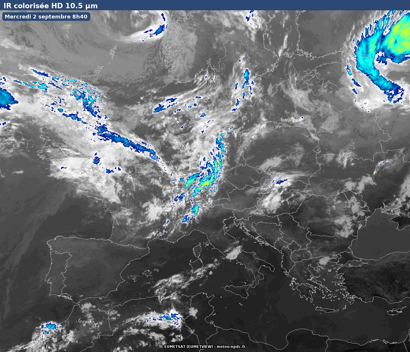 IR HD 10.5 µm — Europe
