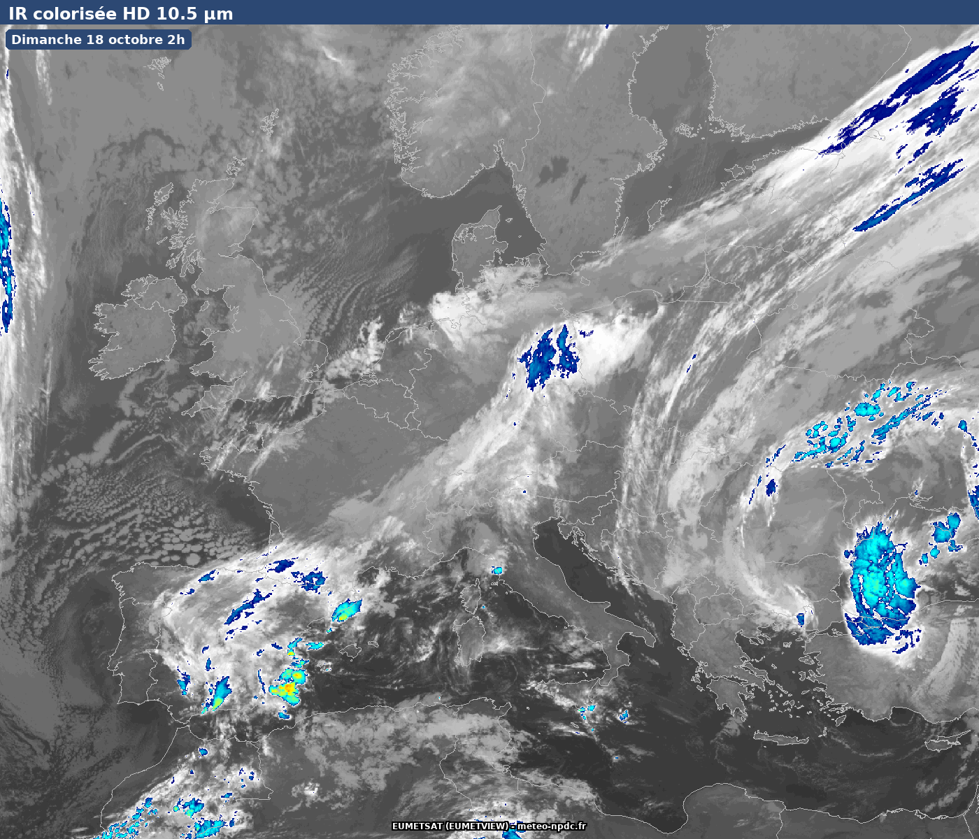 IR HD 10.5 µm — Europe