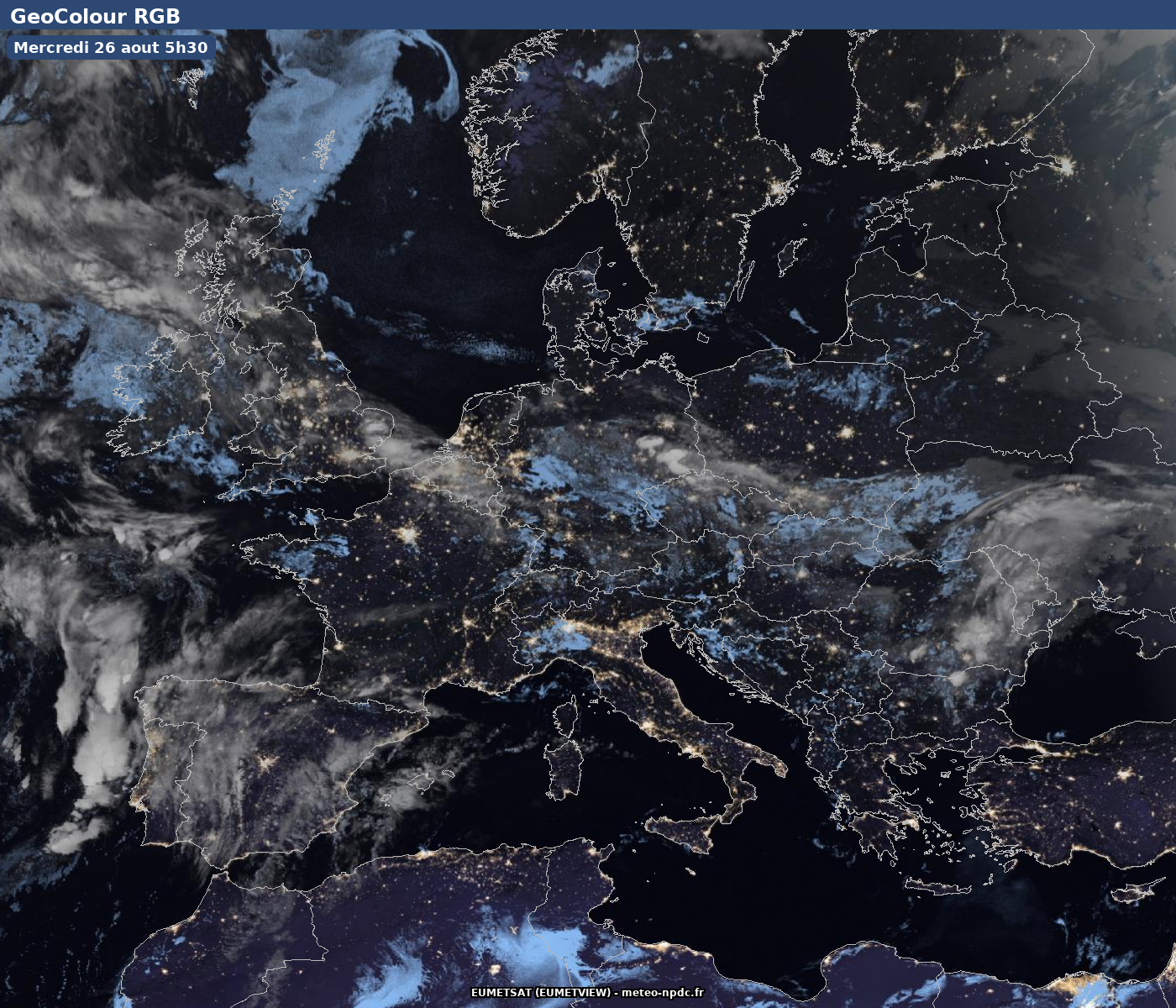 GeoColour — Europe