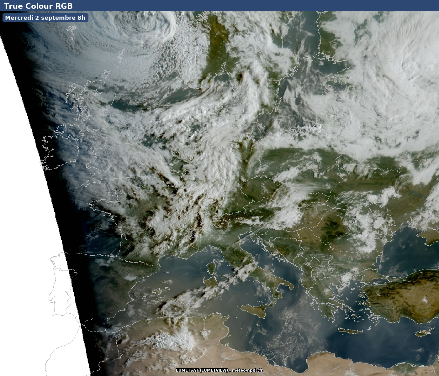 Couleurs naturelles — Europe