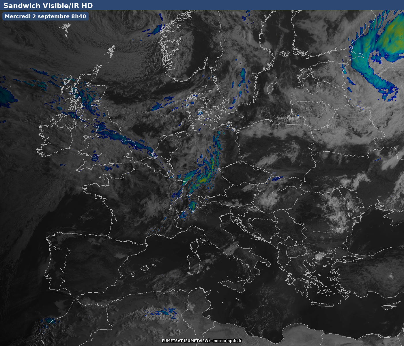Sandwich Visible / IR — Europe