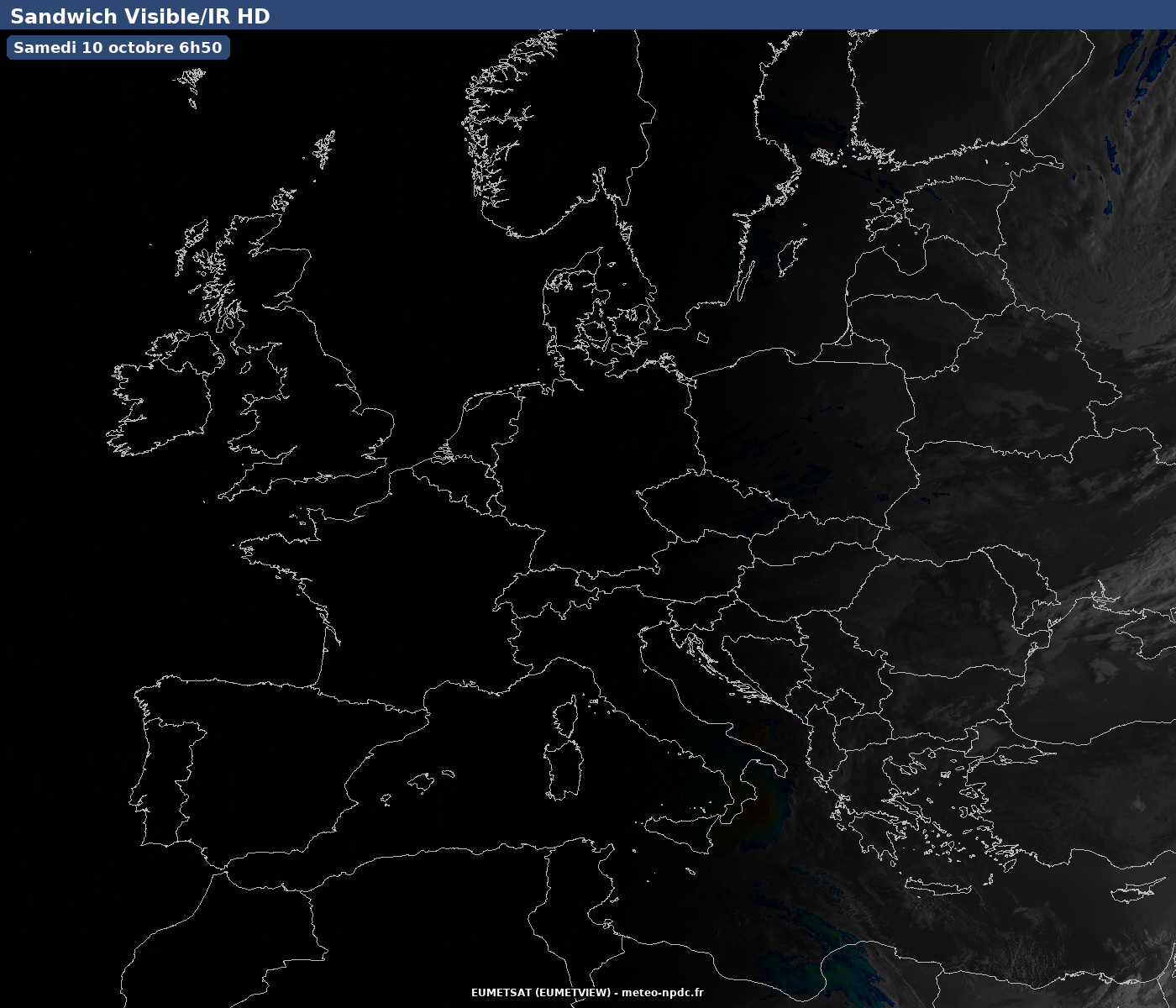Sandwich Visible / IR — Europe